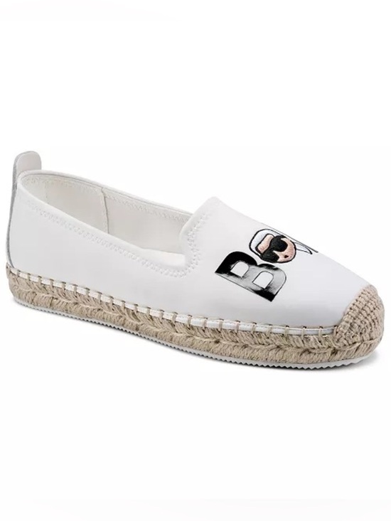 Karl Lagerfeld Shoes - Karl Lagerfeld Women's Michaela Bonjour Slip-On Espadrilles Flats